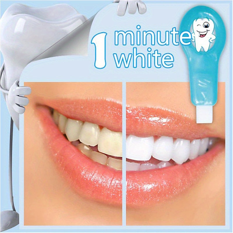 Nano Teeth Whitening Kit With Handle - 5 Strips For Deep Clean & Stain Removal, Gum Health Friendly, Fragrance-Free Personal Care Teeth Whitening Products Teeth Whitening Toothpaste