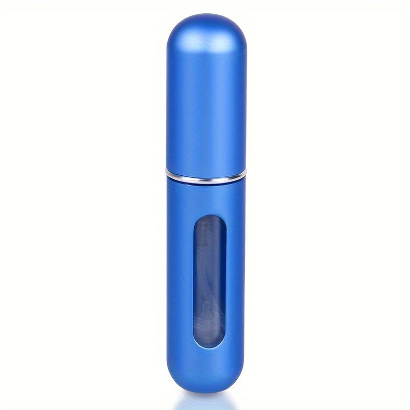 1pc Portable Refillable Mini Perfume Spray Bottle - Leakproof, Bottom Pump Fill, Pocket-Sized Fragrance Dispenser, No Electricity Needed, Freestanding Plastic Material