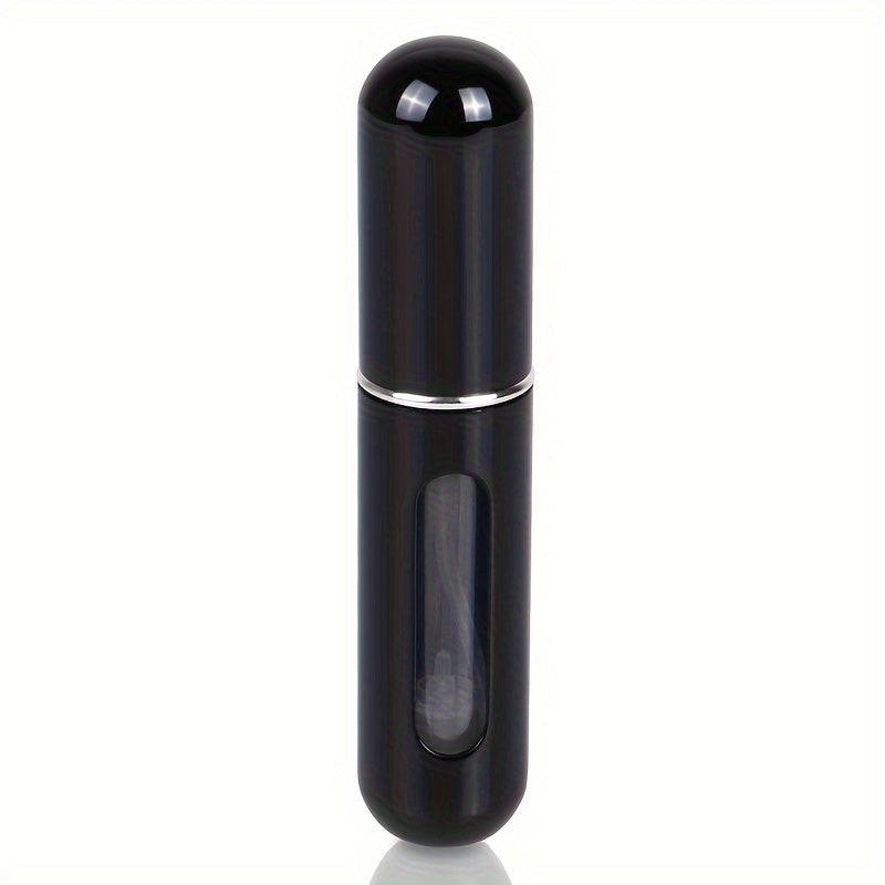 1pc Portable Refillable Mini Perfume Spray Bottle - Leakproof, Bottom Pump Fill, Pocket-Sized Fragrance Dispenser, No Electricity Needed, Freestanding Plastic Material