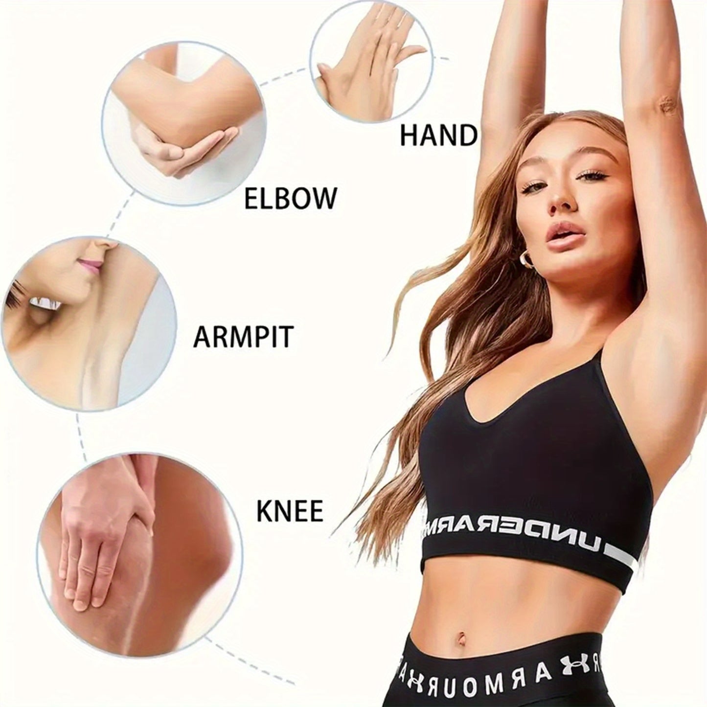 Snow Bleach Cream 50G - Vitamin C, Nicotinamide & Centella, Hyaluronic Acid Infused, Fragrance-Free, Moisturizing Lotion For All Skin Types, Salicylic Acid Enriched, Lactic Acid Balanced, Ideal For Dry Skin, Underarm, Butt, T