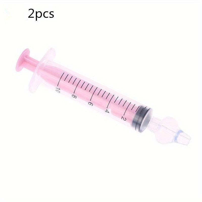 2pcs/set Baby Nasal Irrigations, 10ml Nasal Syringes, Baby Nasal Aspirators, Rhinitis Flushing Tools, Convenient Nasal Washing Devices