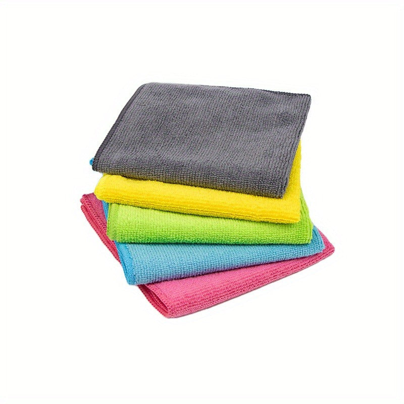 Microfiber Cleaning Cloth Pack - Multipurpose Towel for Home & Kitchen Use, Durable & Absorbent, Ideal for Living Room, Bedroom, Bathroom & Furniture, Effortlessly Removes Stains & Grease, Essential Cleaning Supplies