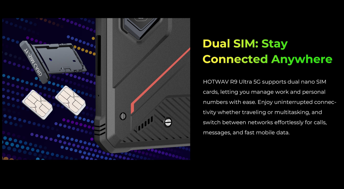 The HOTWAV R9 Ultra Is A Rugged Tablet with An 11-inch HD+ 120Hz Display, Android 15, 24 (8+16)GB RAM And 512 (expandable to 2TB)GB ROM, 64MP+16MP, 20MP Night Vision Cameras, 20080mAh Battery, S713 Chip, Dual 5G SIM Cards, GP