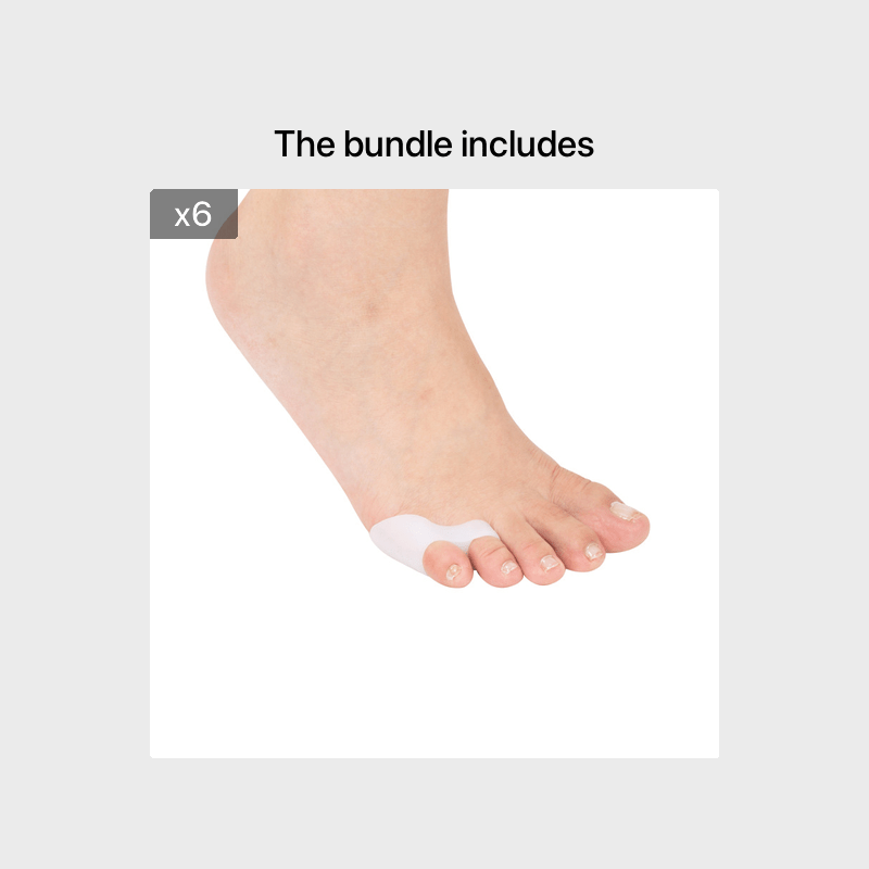 1pair Soft Toe Separator For Men & Women - Perfect For Night & Home Use, & Replacing Regularly!