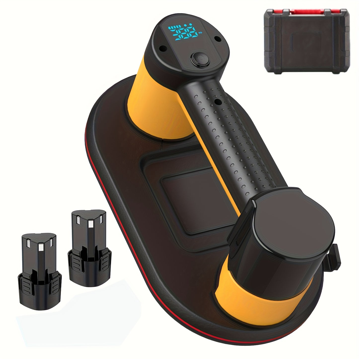 300KG Industrial Grade Electric Vacuum Suction Cup Heavy-duty Granite Tile Vacuum Elevator 3600mAh Battery For Moving Glass, Tile, And Stone Materials