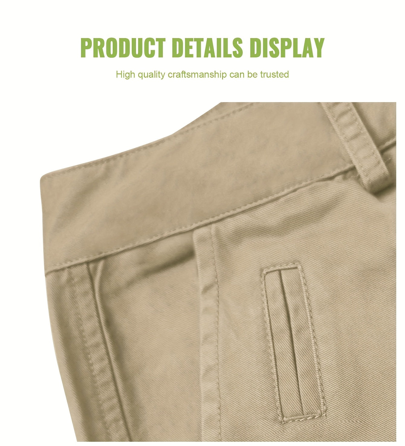 Men'S Heavy-Duty Work Shorts - Non-Stretch Fabric with Multiple Utility Pockets, Adjustable Button Closure - Black Cargo Shorts for Construction, Hiking, Everyday Casual Wear - Non-Stretchy Office & Outdoor Pants, Hiking Appa
