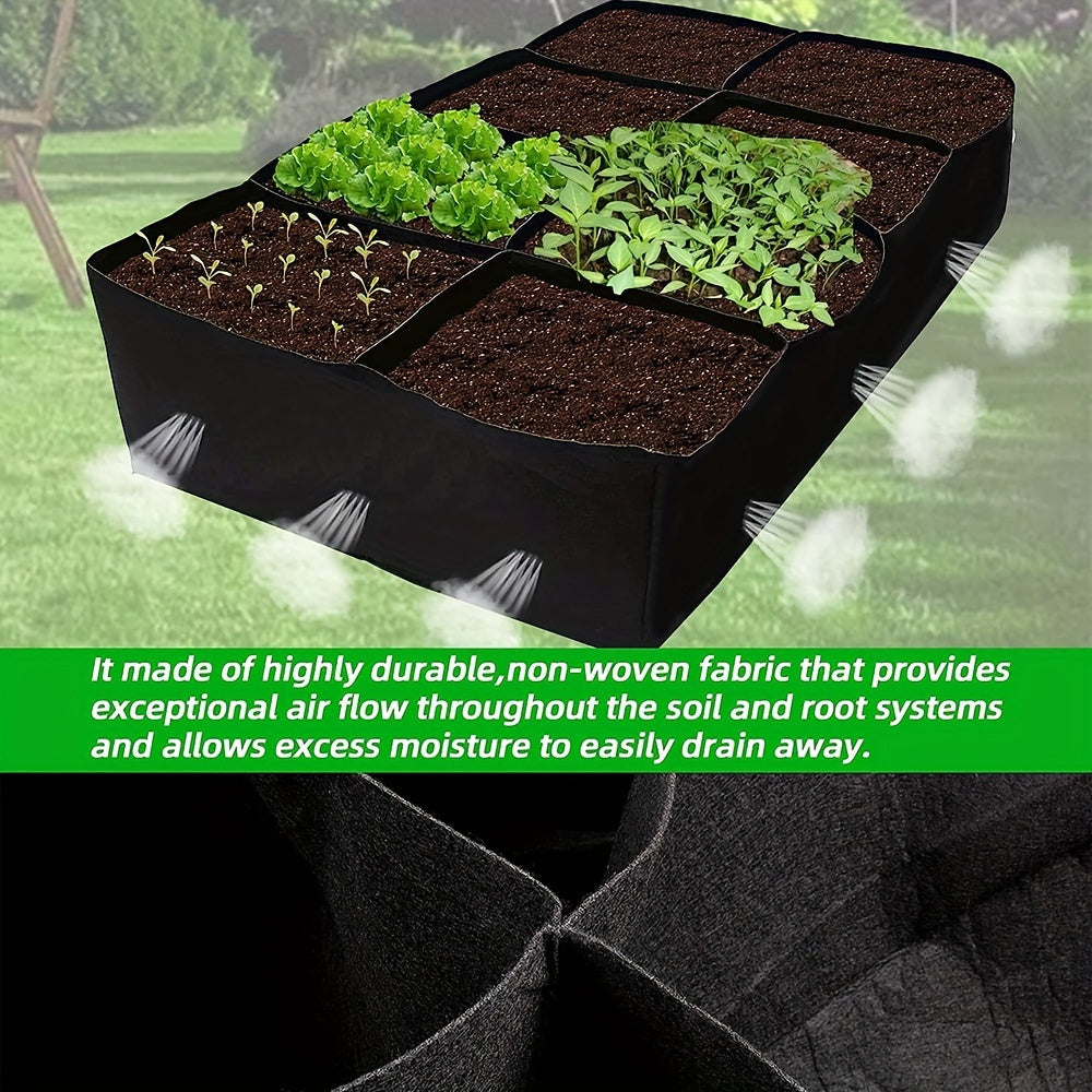 1 Pack, Garden Bed 121.92 X 60.96 X 30.48cm Fabric Planter Yard Garden Box Outdoor Rectangle Large Planter Bag For Plant, Potato, Tomato, Flower, Vegetable, Herbs, Fruits