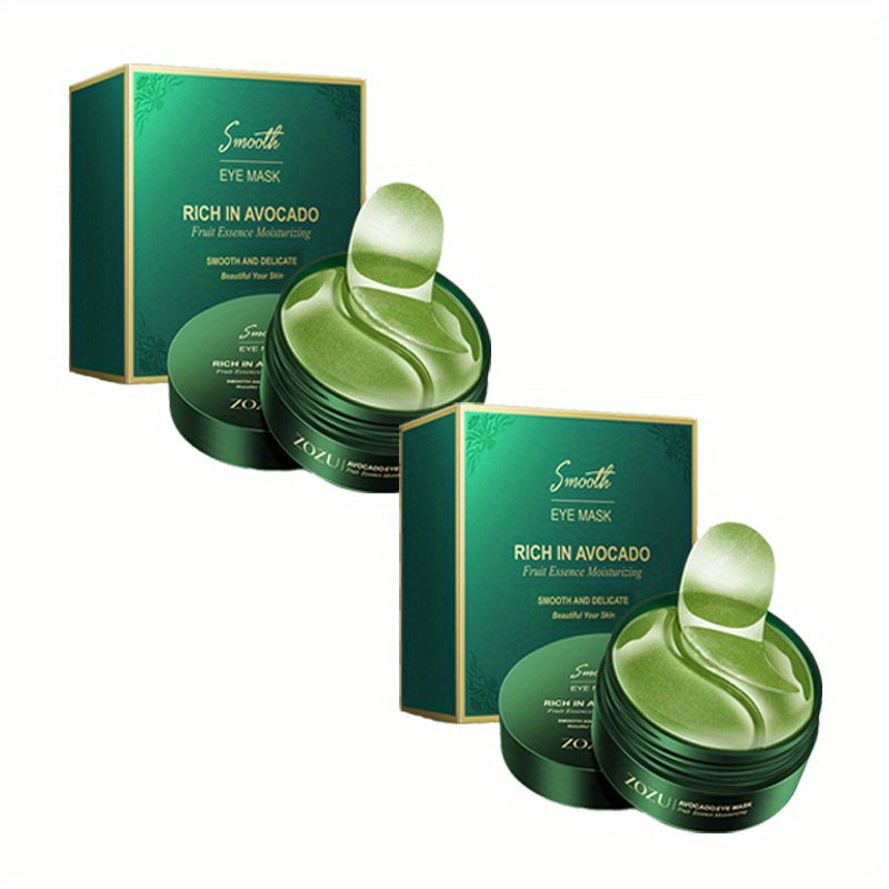 60pcs Moisturizing And Lifting Eye Masks For - Avocado And Golden Eye Patches For Firming And Tightening Under Eye Skin