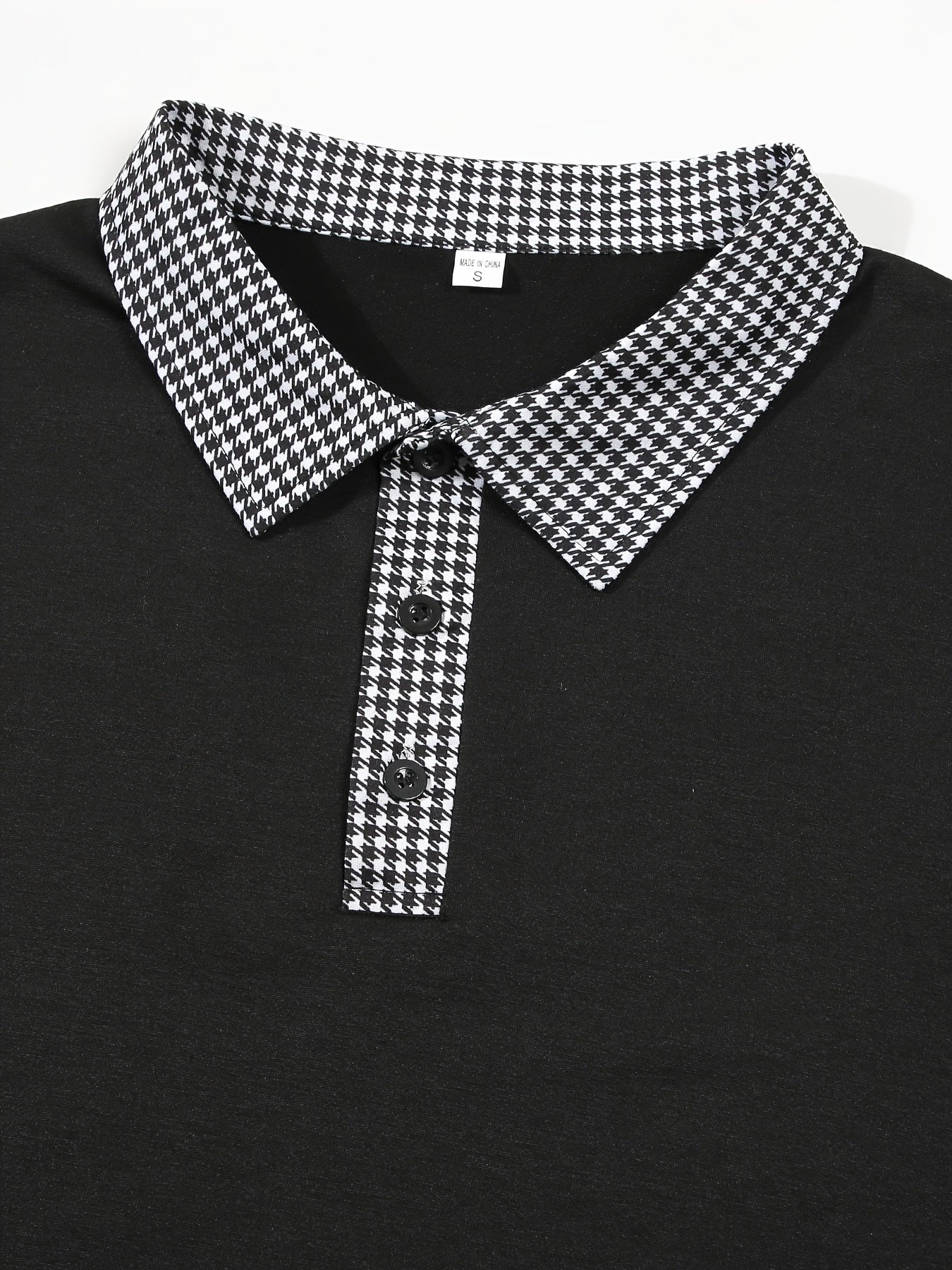 Men's Casual V-Neck Long Sleeve Rugby Shirt For Spring Autumn, Men's Clothing