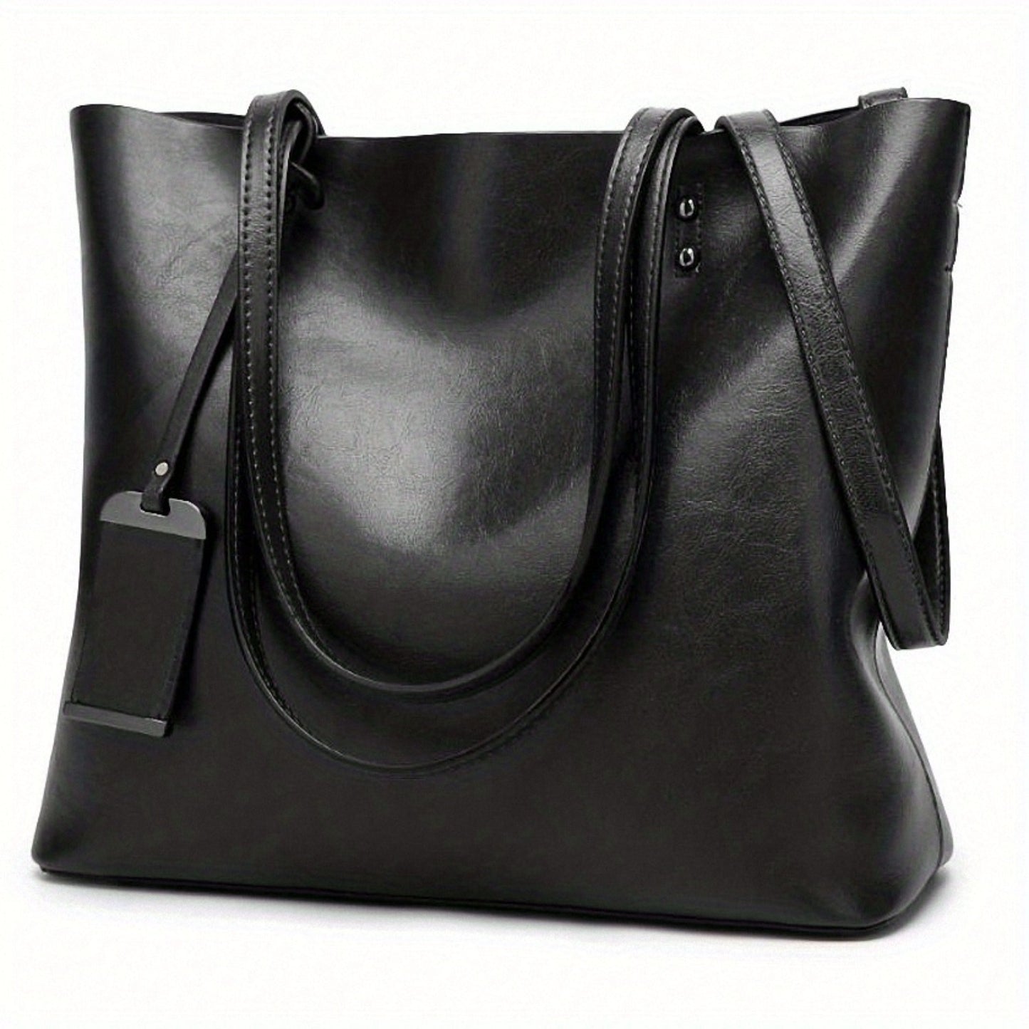 Women's Synthetic Handbag with Laptop Compartment & Detachable Strap - Golden-Tone Hardware, Zipper Closure, Spacious Work Bag for Travel, Business Meetings, Everyday Use - Available in Brown, Black, Red, Pink, Navy, Burgundy