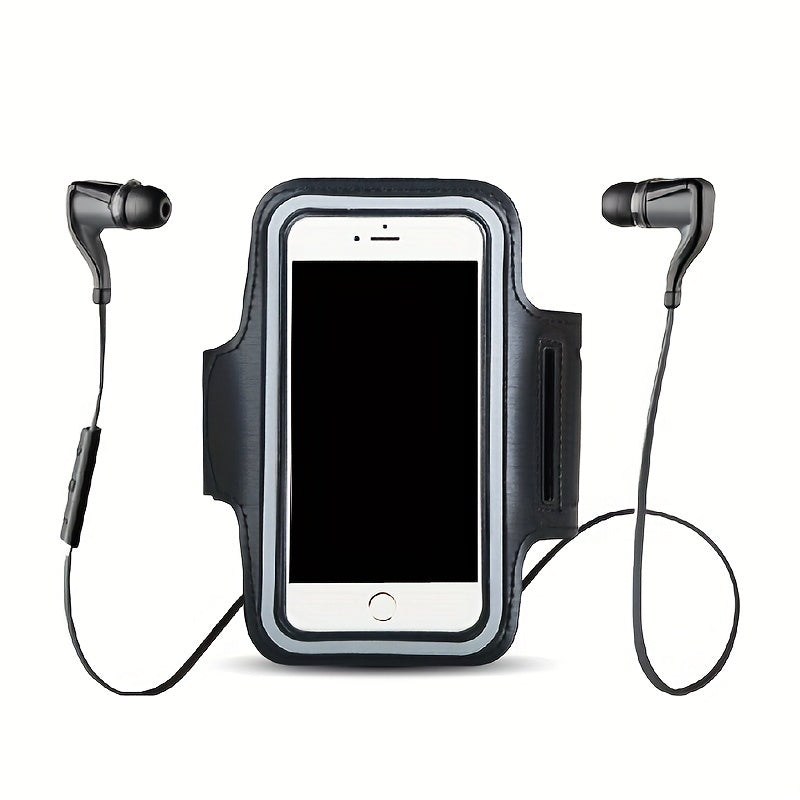 1pc Outdoor Sports Arm Bag for Touch Screen Mobile Phones - Fits 3-6 Inch Smartphones, Perfect for Running and Fitness Activities