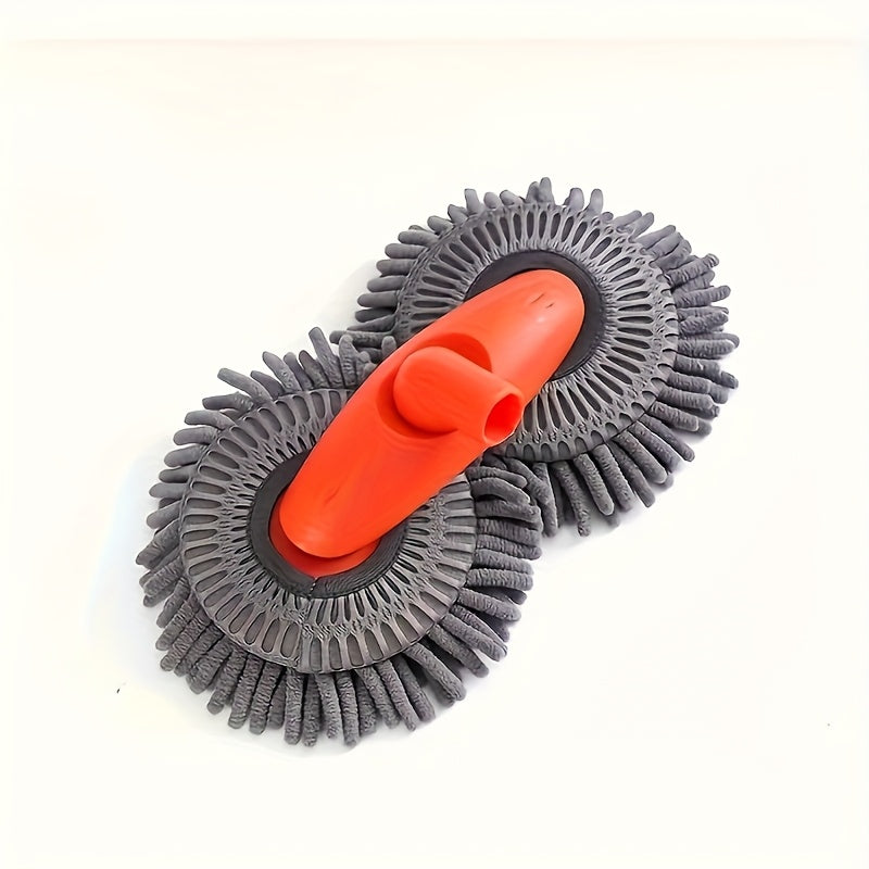 Long Handle Car Wash Brush, Long Handle Ultra-Fine Fiber Car Mop, Car Wash Mop Glove Long Handle Car Cleaning Kit Brush, Kit Brush Dust Remover Scratch-Free Cleaning Tool, Commercial Mop