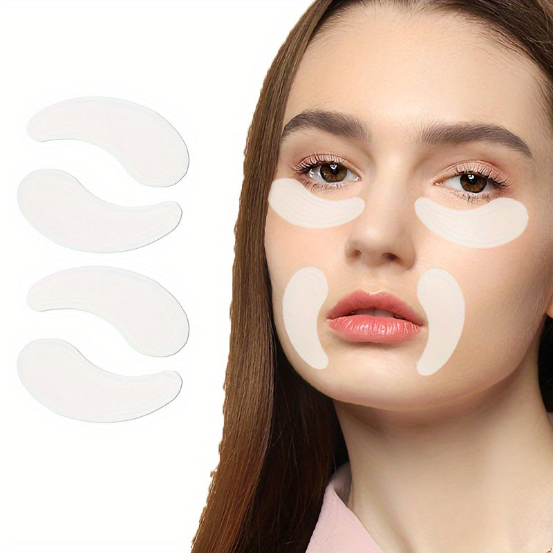 Smooth And Firm Skin With Chest Wrinkle Pads - Overnight Silicone Wrinkle Patches For Women