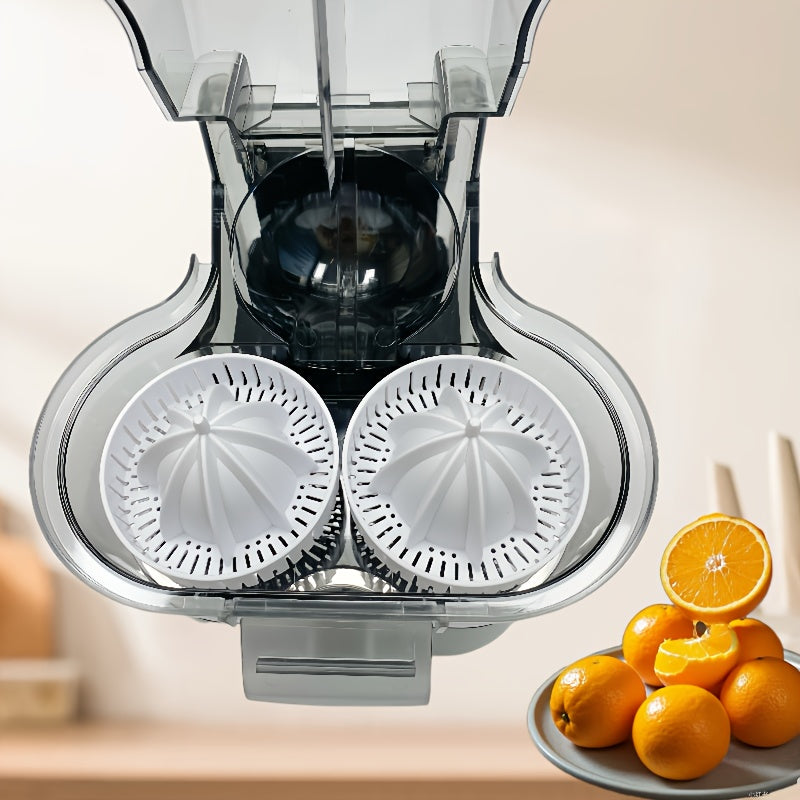 Juicer Portable Juice Cup, Household Double-head Juicer, Multifunctional Pulp Juicer, Large Capacity ABS Material, Silent Pulp Separator, Suitable for Travel Lightweight, Family Small Kitchen