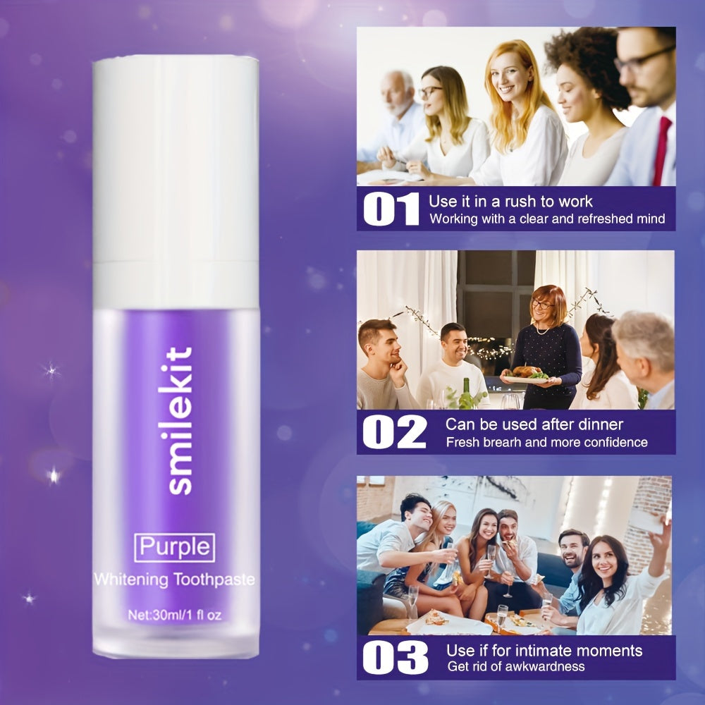 Purple Charm – Pasta de Dentes Roxa Branqueadora e Refrescante