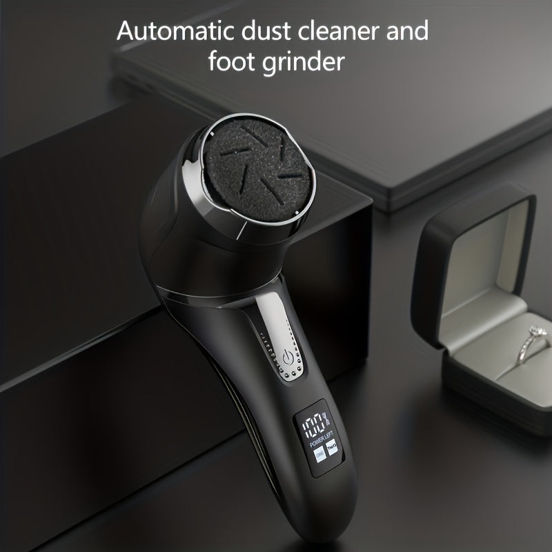 Electric Feet Callus Remover, Rechargeable, Portable Electronic Foot File Pedicure Tools, Electric Callus Remover Kit, Professional Pedi Feet Care For Dead, Hard Cracked Dry Skin Ideal Gift Electric Foot Repair Machine Suppor