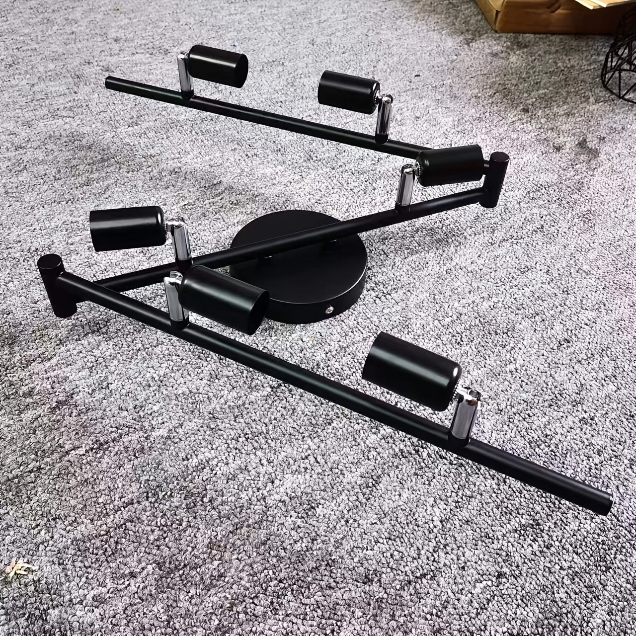 Kit de Iluminação LED 6 Luzes Preto