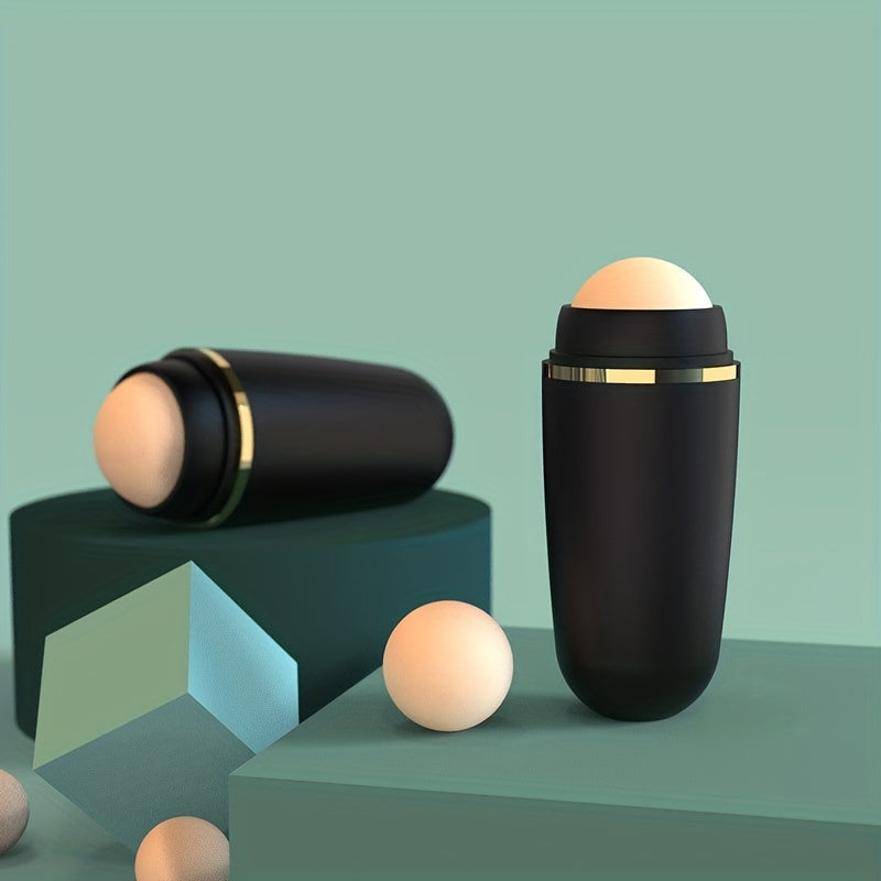 2 In 1 Oil Absorbing Volcanic Roller Volcanic Rolling Balls For Face Volcanic Stone Face Roller Portable Reusable Oil Control On The Go Instant Results Remove Excess Shine For Oily Skin