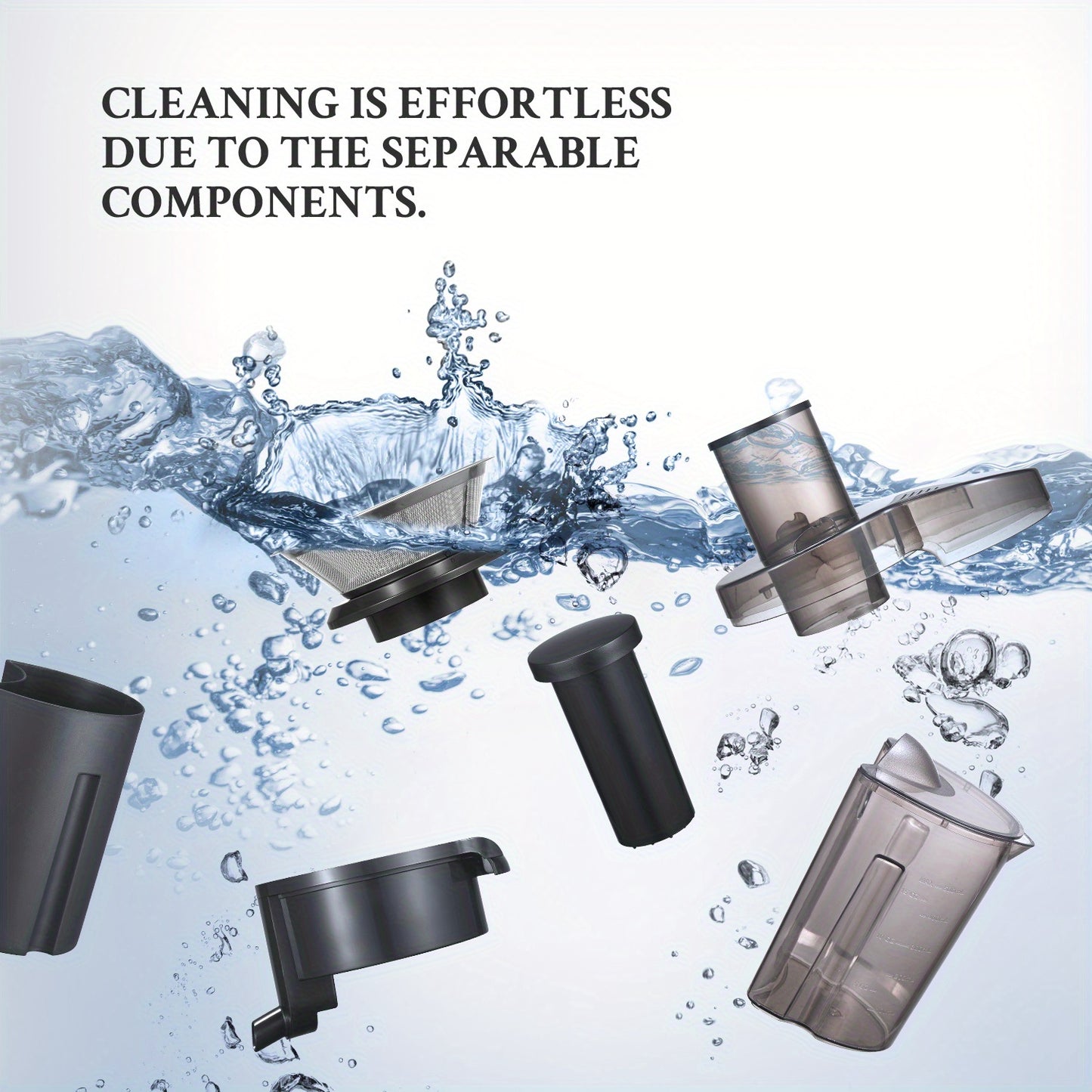 Juicer Machines, 800W Juicer Whole Fruit and Vegetables, Quick Juicing Easy to Clean, 75mm Large Feed Chute, Dual Speed Setting and Non-Slip Feet