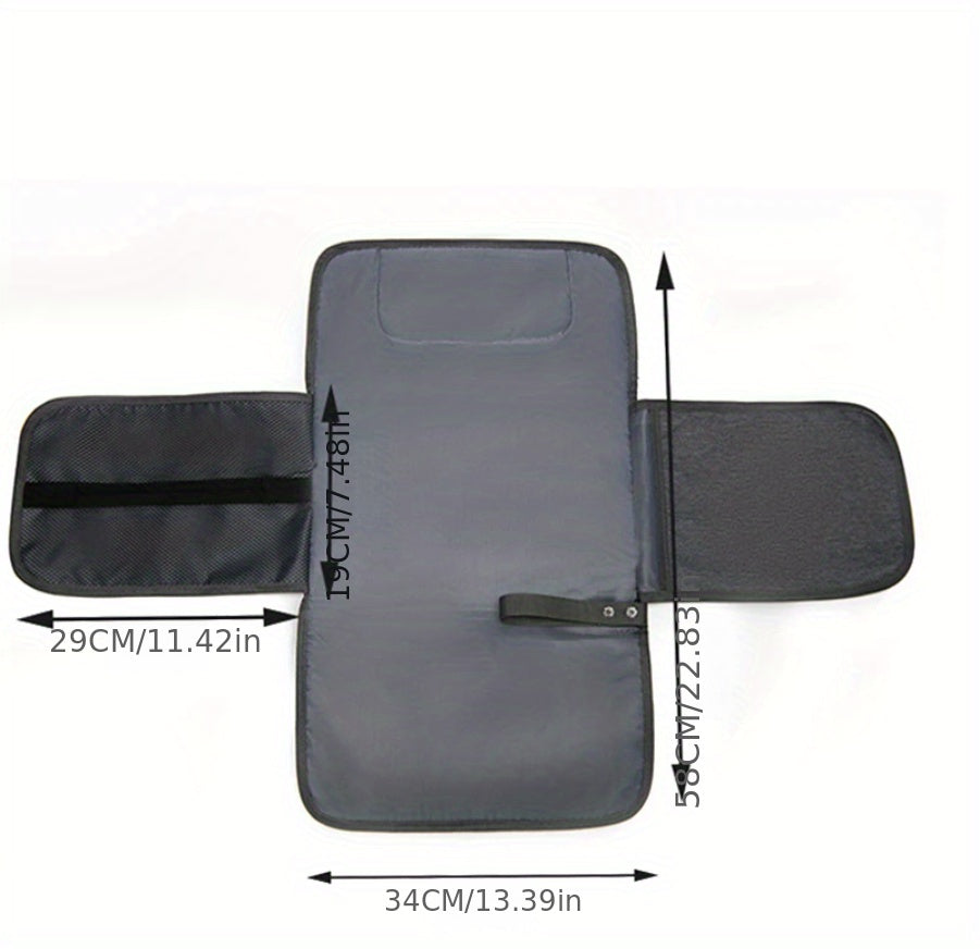 Portable Diaper Changing Pad: Waterproof Travel Station Kit With Pockets - Perfect Baby Shower Gift! Christmas, Halloween, Thanksgiving Day Gift