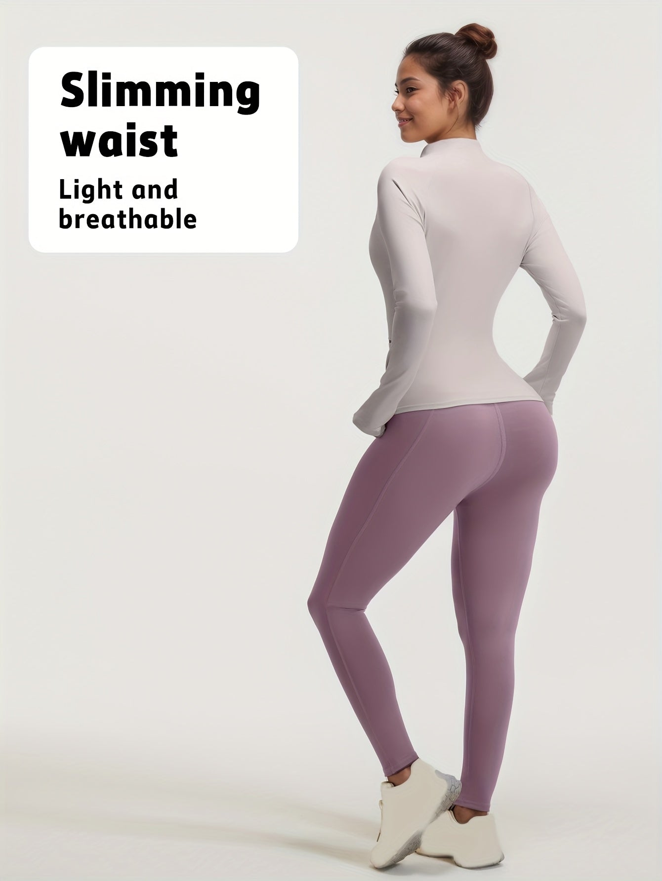 4pcs Women'S Yoga Wear Workout Set with Zipper Jacket Fitness Yoga Leggings Sports Bra Euro Size for Running Fitness And Yoga