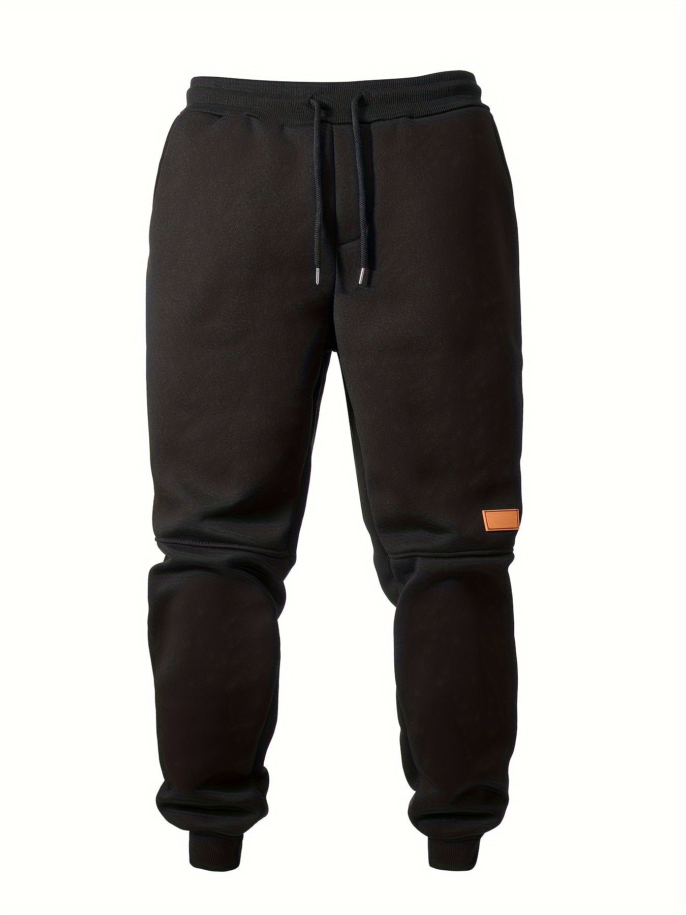 3pcs Men's Casual Athletic Joggers - Durable, Versatile & Warm Polyester Sweatpants with Drawstring Waist, Machine Washable - Black, Dark Gray, Navy Blue