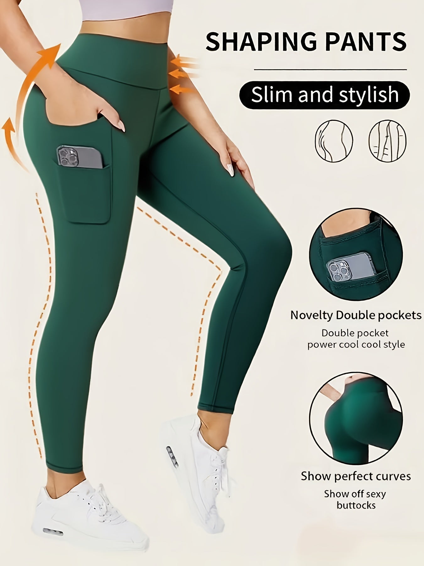 Women's High-Waisted Pants - Non-See-Through Stretchy Leggings with Fit, All-Season & Casual Pants for,, Casual Attire - Burgundy Bottoms, Trousers, Sleek Design, Supportive Waistband, Versatile, Enthusiasts