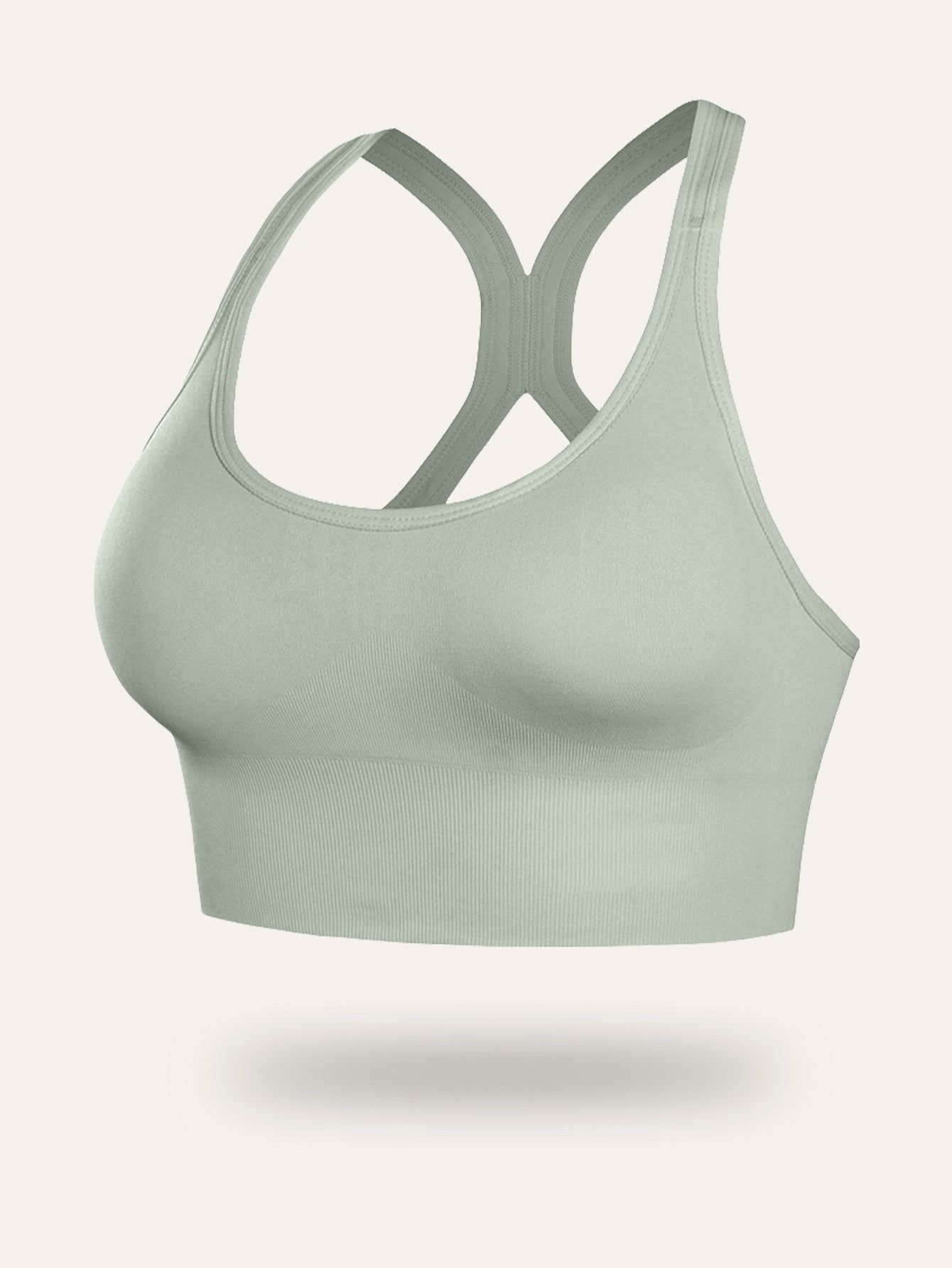 Women's Sports Bra with Removable Pads - No Underwire Breathable Support, Seamless Gym Yoga Running Top, Adjustable Straps & Soft Fabric for Workouts & Casual Wear, Workout Versatility, Sporty Design, Smooth Texture
