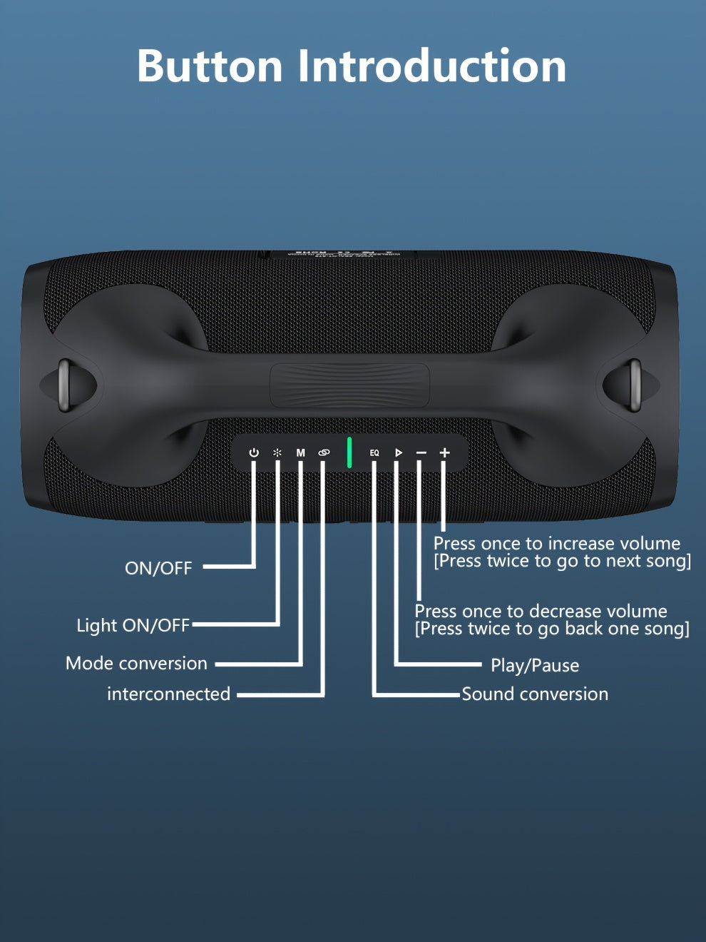 Zealot S79 Wireless speaker, Hifi Sound quality, High Quality, Dual Pairing, Fast ChargingLong Battery Life, 36 Hours Playtime Loud Stereo, Booming Bass. PartyBox. forparty