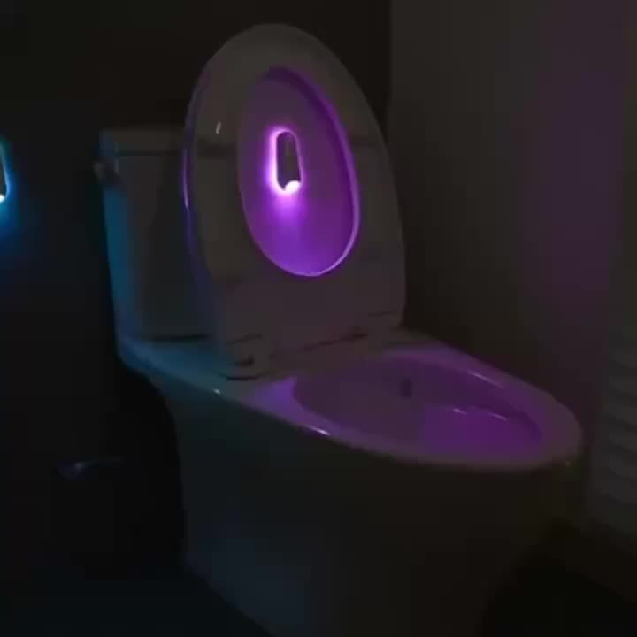 ABS motion-sensing floor edge light (7 colors), toilet light, mushroom-inspired glow & snap-fit setup. Nighttime step-activated lighting for stairs/toilet/bedroom artistic ambiance enhancer and festive present.