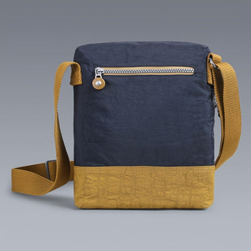 Phidudu Men's Single Shoulder Bag Fashion Casual Crossbody Oxford Cloth Outdoor Small Backpack Korean Style Trendy Bag