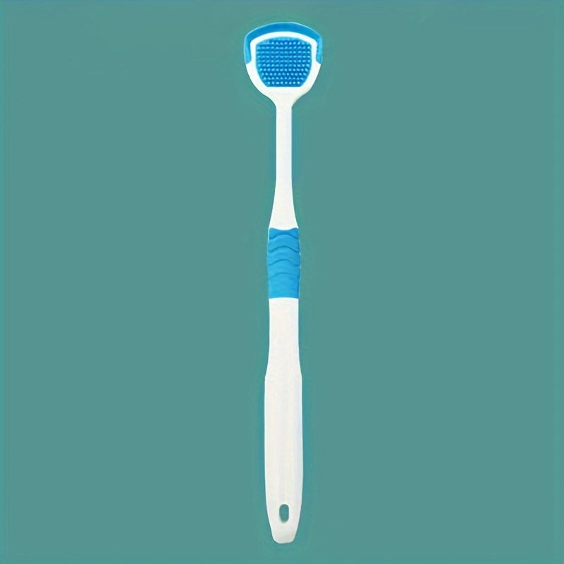 1pc Tongue Scraper, Tongue Coating Scraper, Reduce Bad Breath For Oral Care, Silicone Tongue Cleaners, Silicone Tongue Cleaning Tools For Adults