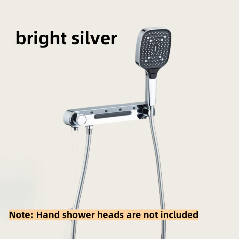 Wall-Mounted Shower Head with Adjustable Arm - No Electricity Needed, Easy Installation, Heavy-Duty Copper Construction for Modern Bathroom Upgrade - Ideal for Bath or Shower