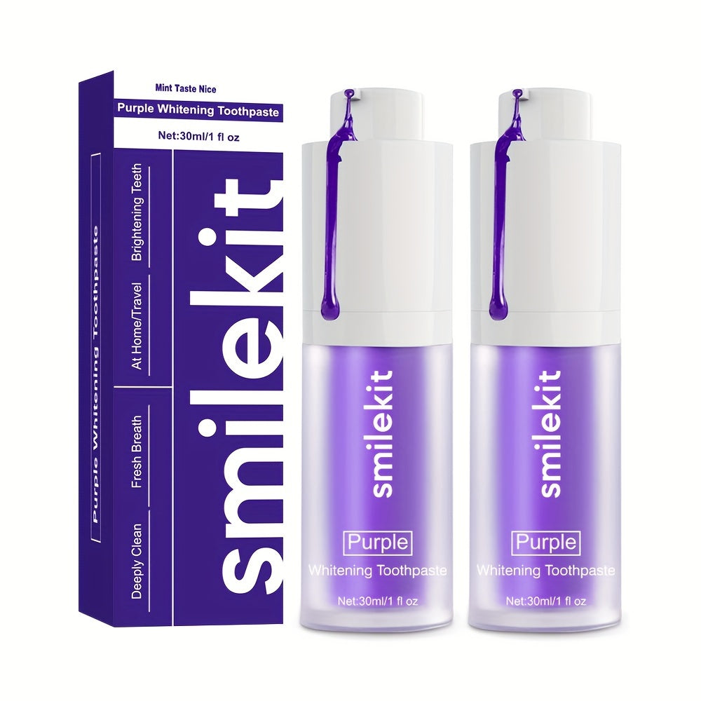 Purple Charm – Pasta de Dentes Roxa Branqueadora e Refrescante