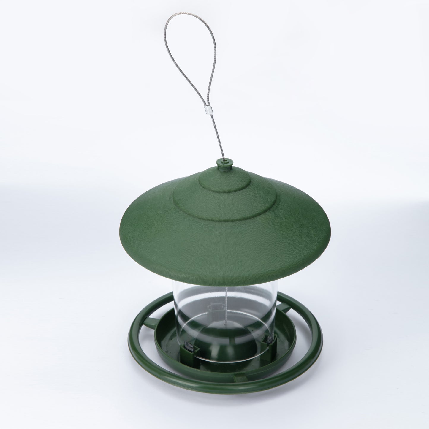 Outdoor Hanging Wild Bird Feeder for Garden and Yard Decoration - Attracts Various Bird Species with Easy-to-Fill Design