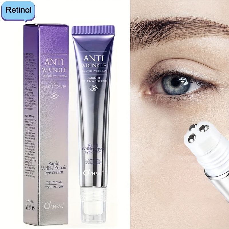 Smoothes Winkles Rolling Eye Cream, Firming And Tightening Skin Eye Essence, Eye Care Cream