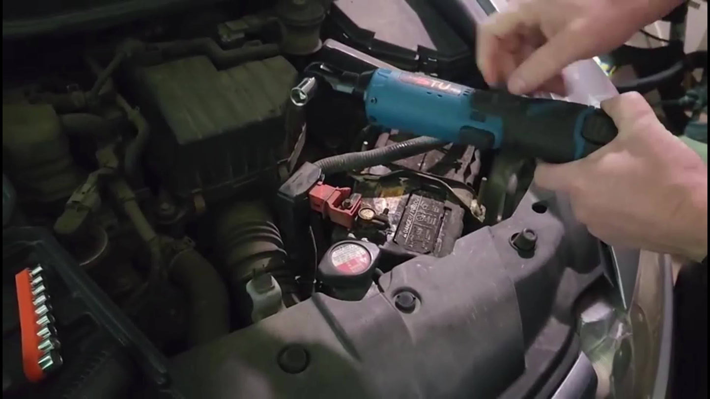 2025 New Electric Wrench, Portable Ratchet Wrench, Automotive Maintenance Angle Crane Installation Tool, Effort-Saving Quick-Release Wrench for Home Renovation, Ergonomic Socket Design, Featuring Adjustable-Speed Trigger, Ide