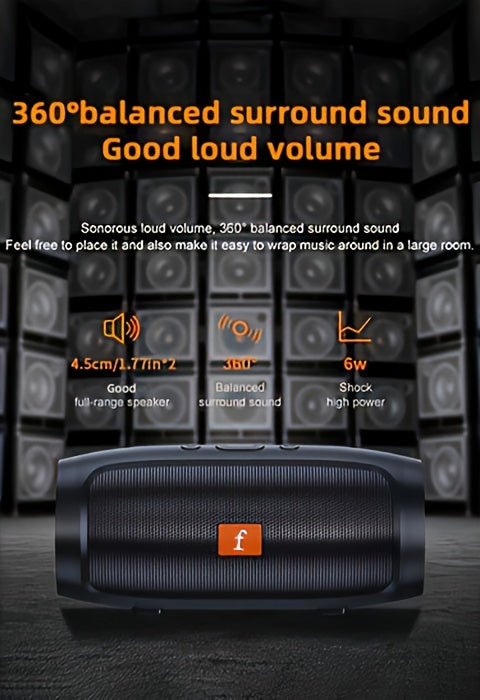 Vertical wireless speaker Stereo sound is small but the sound quality is good Desktop portable home party speaker - black blue red optional - 1pc