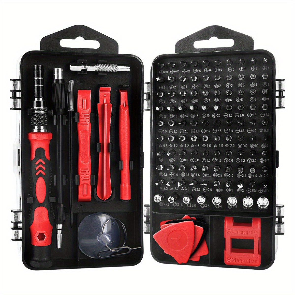 117 In 1 Precision Screwdriver Set, Electronics Magnetic Repair Tool Kit With Case For Repair Computer, IPhone, PC, Cellphone, Laptop, Switch, PS4, Game Console, Watch, Glasses Etc