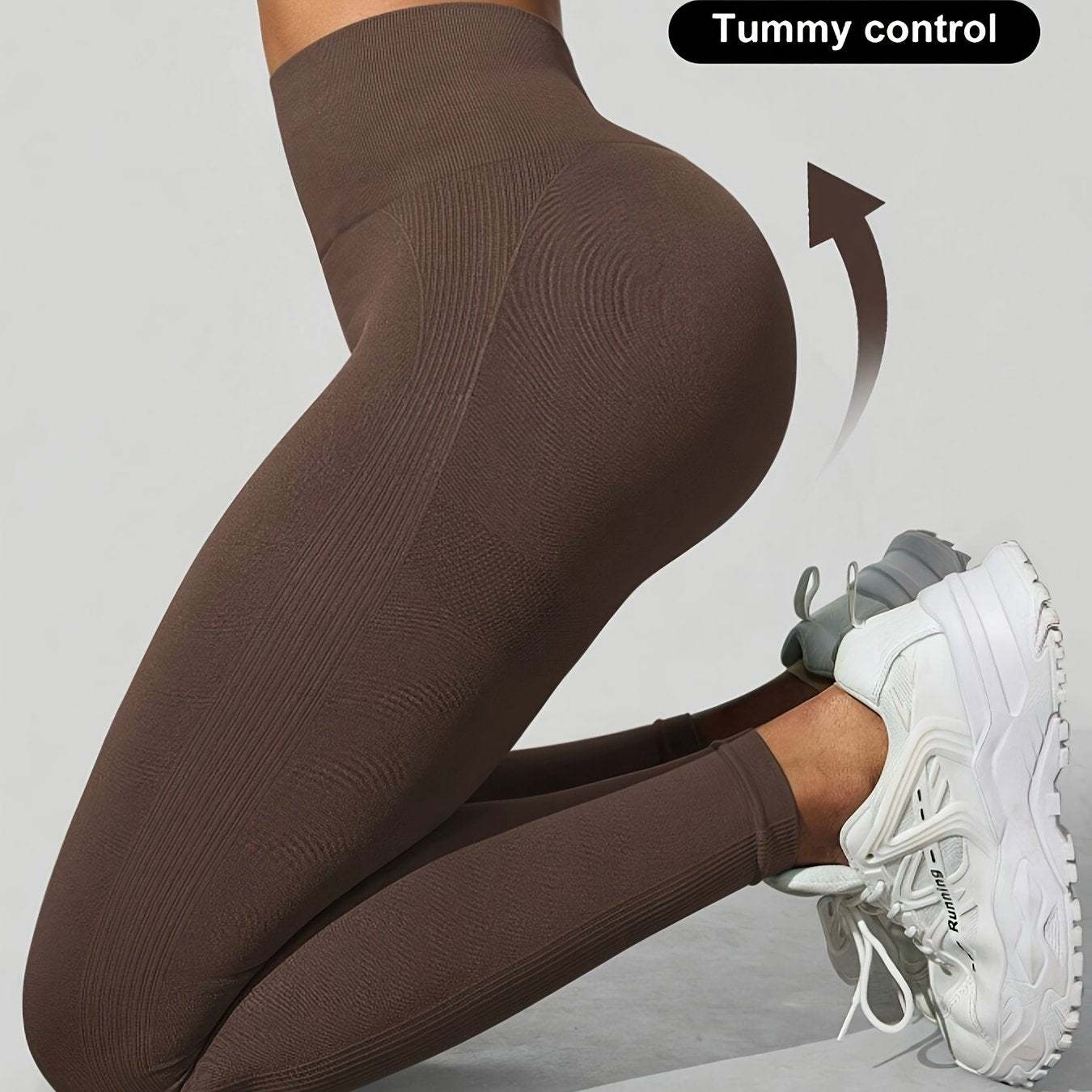 Seamless High-Waisted Yoga Pants for Women - Tummy Control Butt-Lifting 4-Way Stretch Workout Leggings, Moisture-Wicking Quick-Dry Fitness Running Gym Casual Wear, All-Season Machine Washable, Seamless Design, Durable Legging