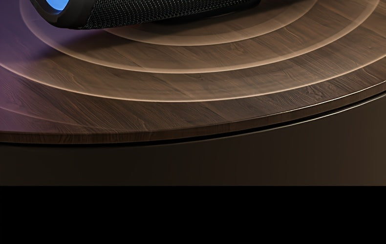 HEAVY BASS 30W Wireless Speaker with Subwoofer, USB-C Charging, Wireless, Built-in Mic, Portable PA System for Home Theater, Camping, Parties - Compatible with PC, Tablet, Smartphone, USB Drive - Ideal for DJs, Presentations,