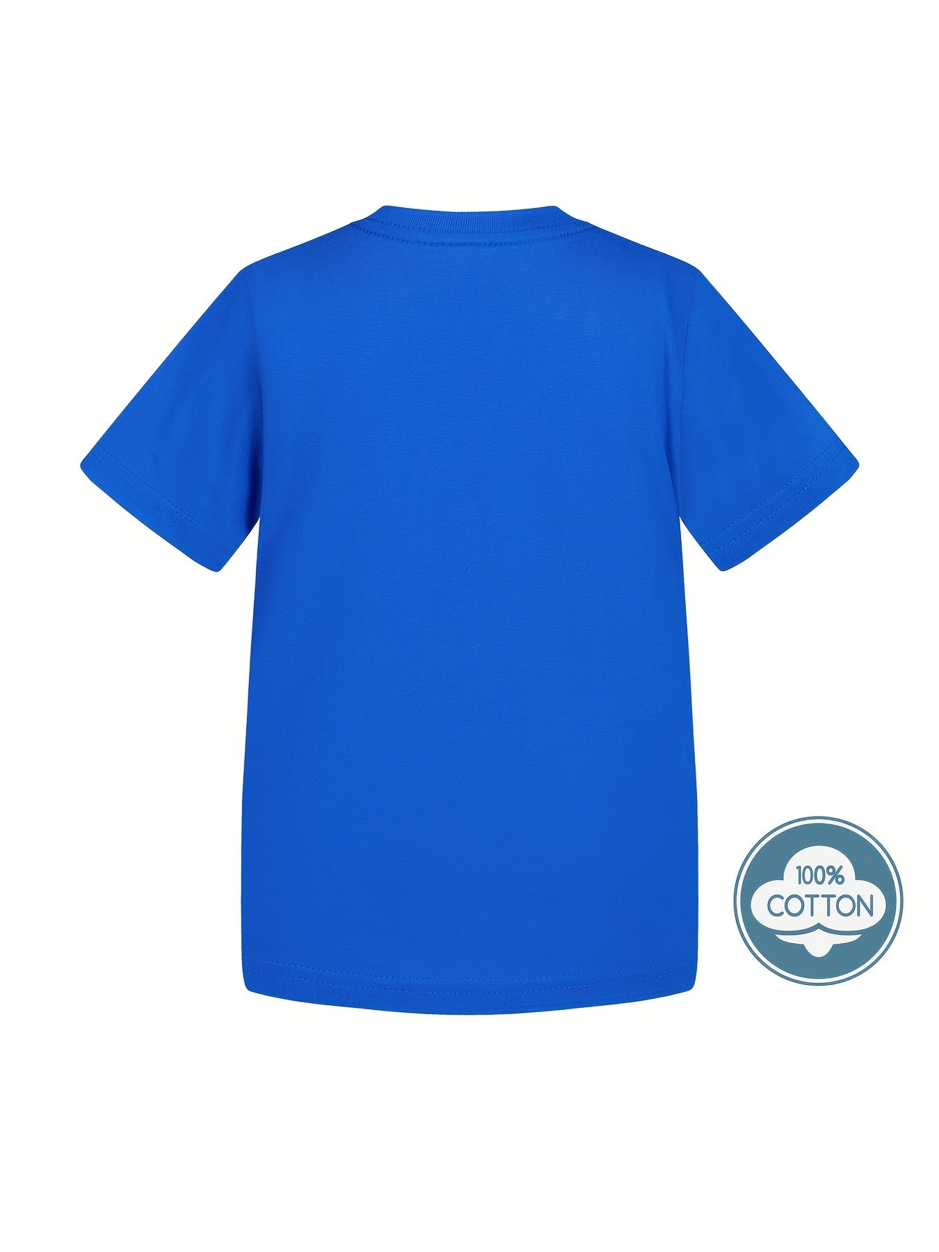 Kid's Solid Color T-shirt, Casual Short Sleeve Top, Boy's Tee For Summer