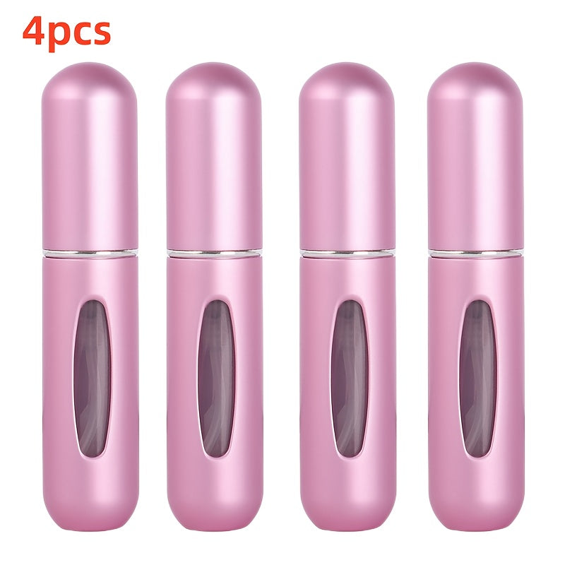 For Mini Portable Refillable Perfume Atomizer - Aluminum Mist Spray Bottle for Travel, Multi-Color Options, Fragrance-Free (Bubble-Free), Refillable Perfume Bottle|Compact Design|Aluminum Atomizer, Perfume Bottl