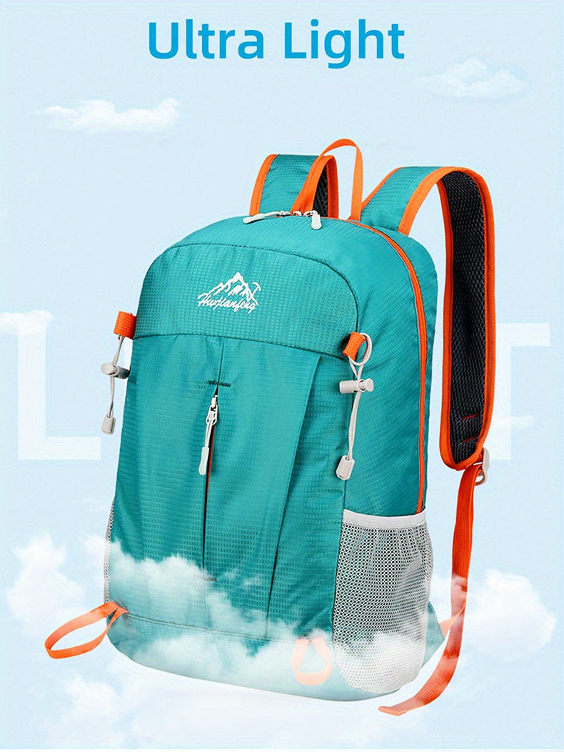 Portable Outdoor Sports Backpack, Ultralight Large Capacity Folding Backpack, Suitable For Mountaineering Hiking Cycling Travel Business Trip Commuting Fitness, Water-resistant Wear-resistant Backpack Christmas, Halloween and