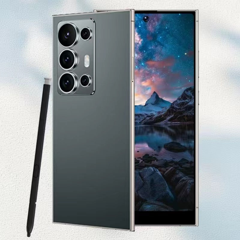 Super smart phone, 12+512GB unlocked version, equipped with Android system, and featuring a built-in stylus.
