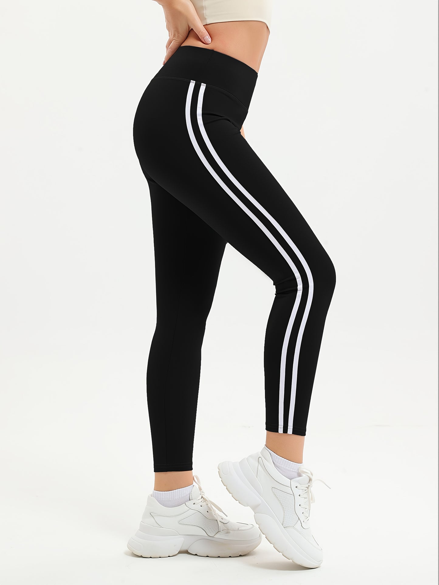3pcs Women'S High-Waisted Butt-Lifting Stretchy Yoga Pants - Breathable, All-Season Workout Leggings for Fitness, Running & Yoga, Stretchy & Tummy Control Design, Black, Green, Maroon, High Waisted Leggings