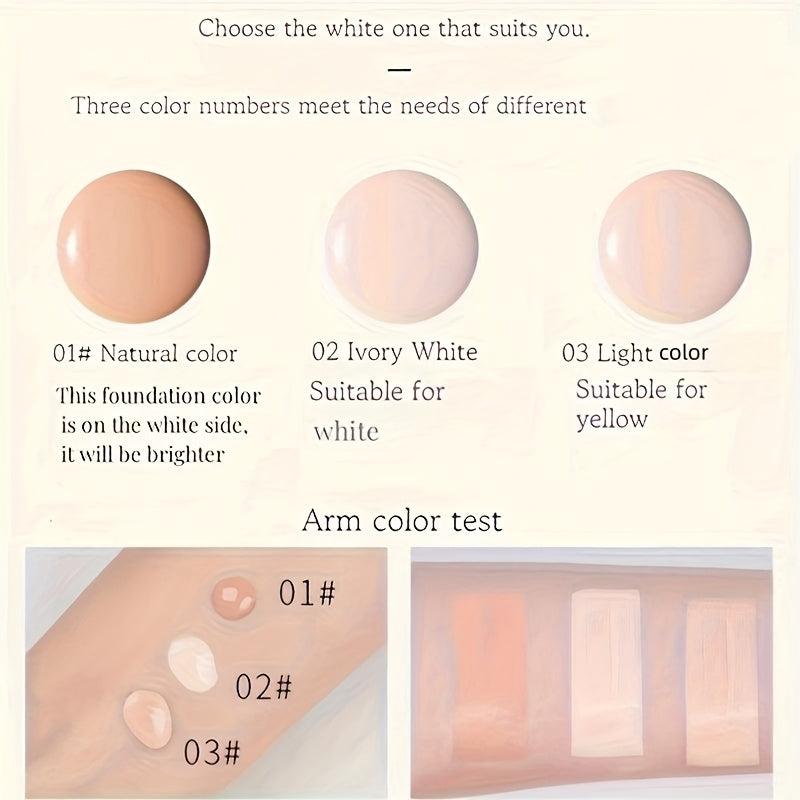 BB Cream Liquid Foundation - Super Wearing, Long-Lasting Flawless Finish, Moisturizing & Isolating, Medium Coverage, Matte Finish for All Skin Types - Ideal Holiday Gift for Women