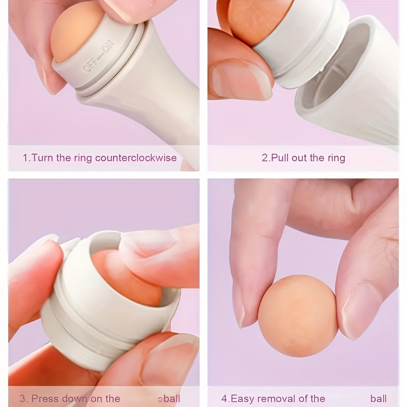 Face Oil Absorbing Roller Facial Pore Cleaning Oil Removing Massage Stick Makeup Face Skin Care Tool