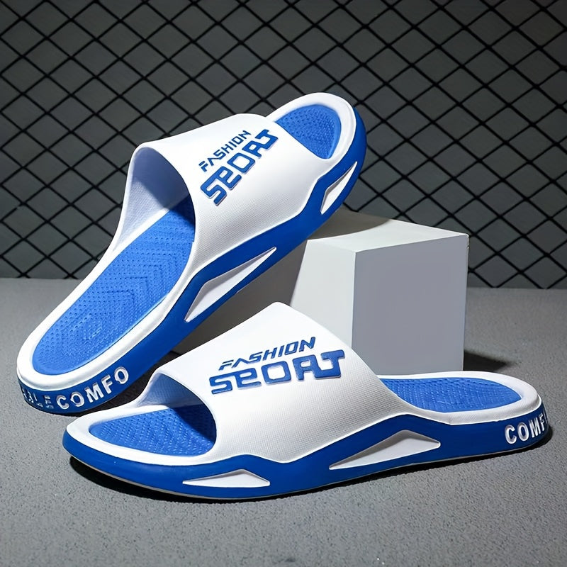 Men's & EVA Slippers - Open-Toe Non-Slip Slip- Indoor/Outdoor House, Lightweight & Arch Design, All-Season for Gym, Beach, - ///// - Casual & Training Footwear with Breathable EVA Material, Minimalist Style, and Versatile for