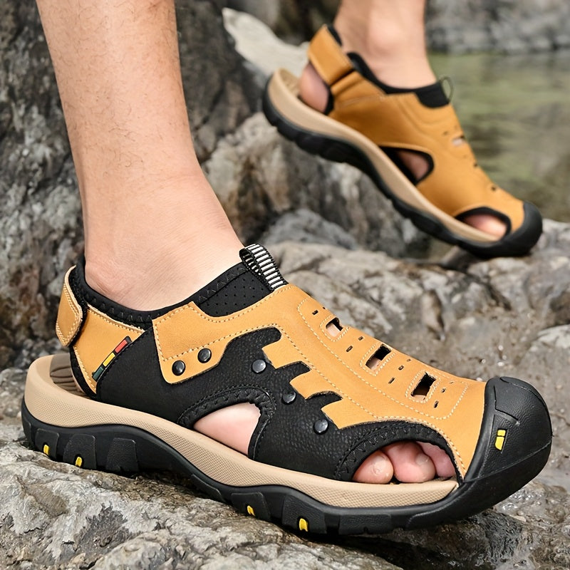 Women'S Black Brown Grey Sandals - Summer Hiking Slippers with Adjustable Closure, Rubber Sole, and Comfortable Upper Material for Casual Outdoor Wear, Strappy Sandals